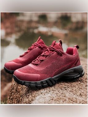 ULOGU Women’s waterproof hiking non slip walking sneakers Size 7